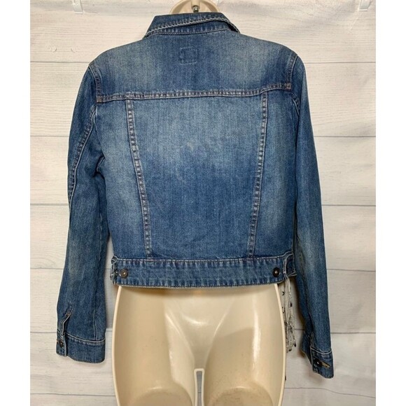 JCPenney Women’s Classic Blue Jean Denim Jacket – Size M - Picture 10 of 11